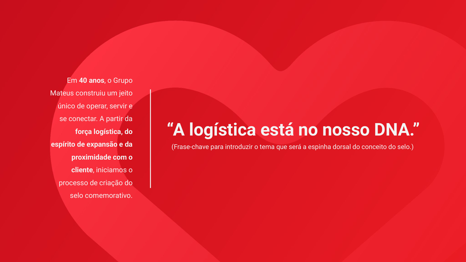A logística está no nosso DNA