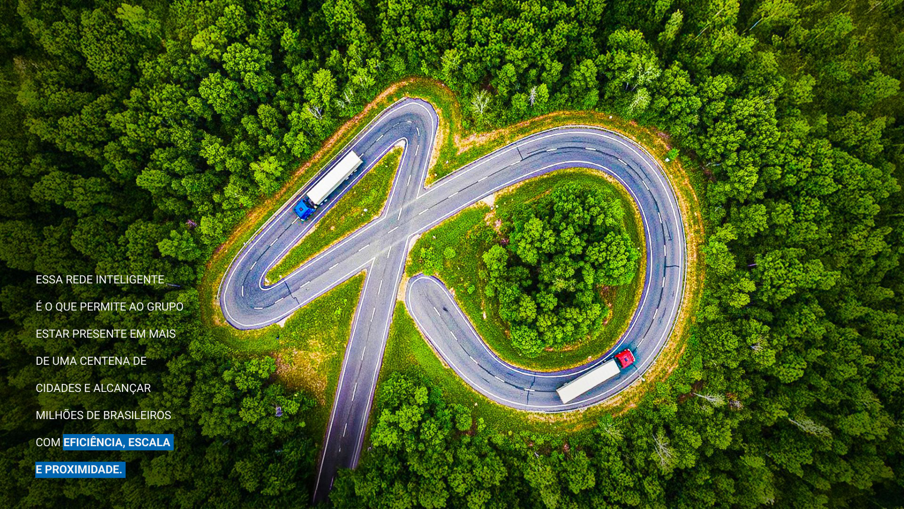 Estrada aérea formando o número 40