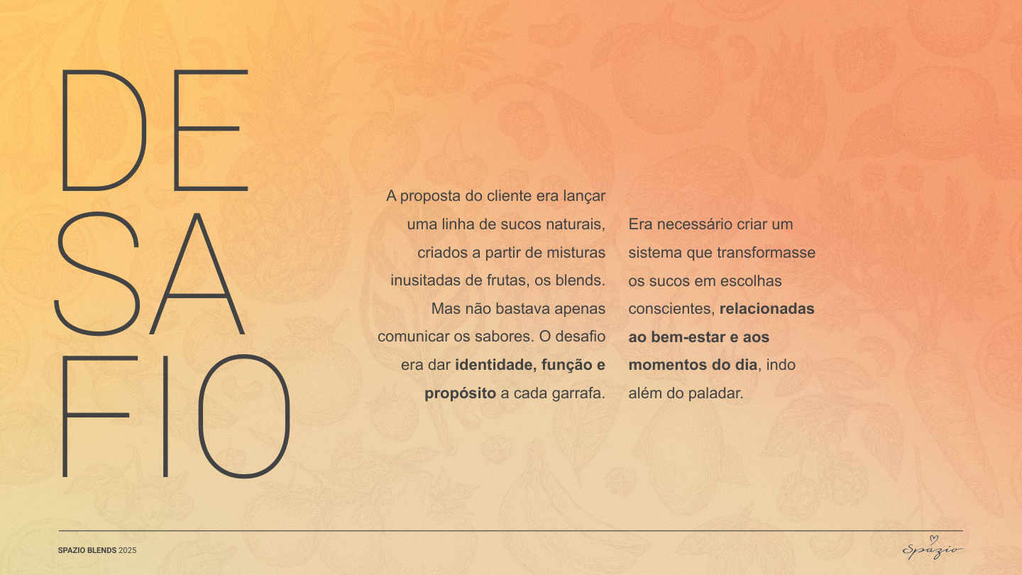 Desafio: identidade, função e propósito para cada garrafa